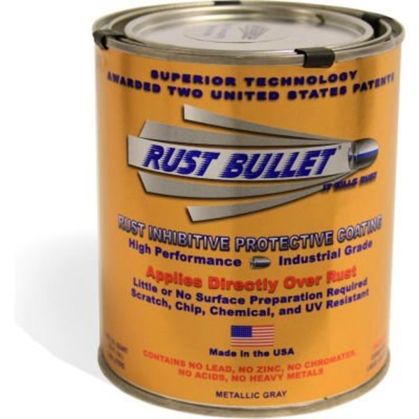 Rust Bullet Llc Rust Bullet Industrial Formula Rust Inhibitive Coating Quart Can 24/Case RB13-C24